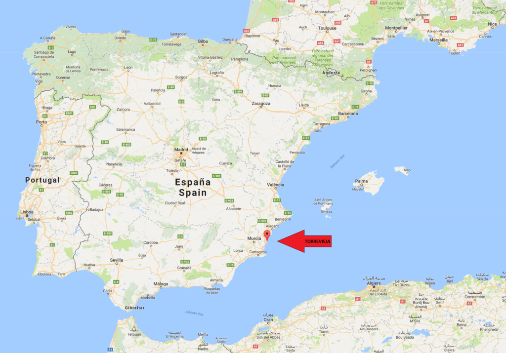 location of torrevieja google maps